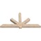 Ekena Millwork Kennewick Smooth Timber Gable Bracket, Douglas Fir, 84"W x 42"H x 5 1/2"D x 5 1/2"F, 12/12 Pitch GBW084X42X0606KEN00SDF - alternate 5